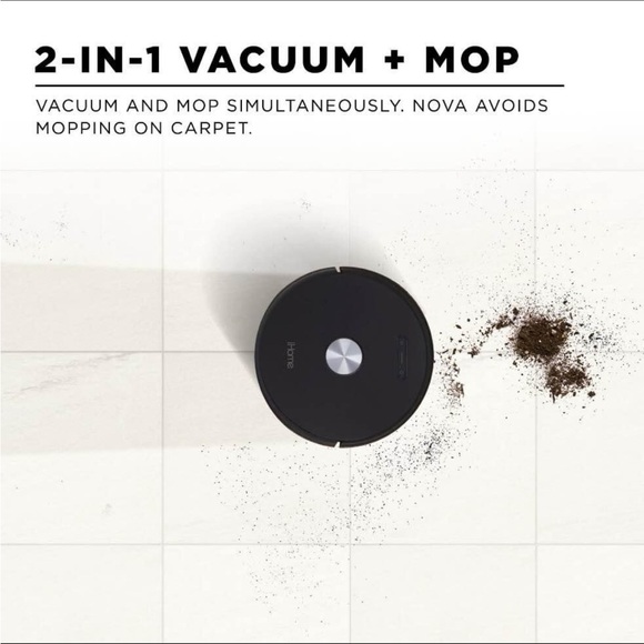 iHome AutoVac Nova Self Empty Robot Vacuum and Mop - Robotic Cleaning Vacuum - Picture 5 of 7